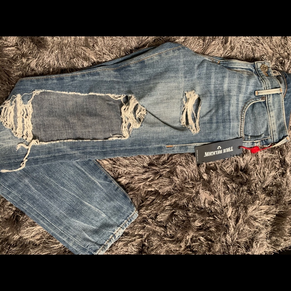 True Religion Boyfriend Jeans